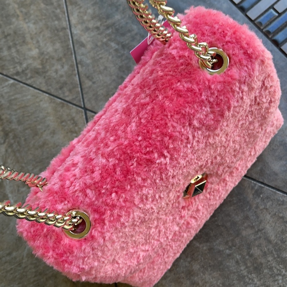 Kate Spade Natalia Foux Fur small flap crossbody - Picture 5 of 16